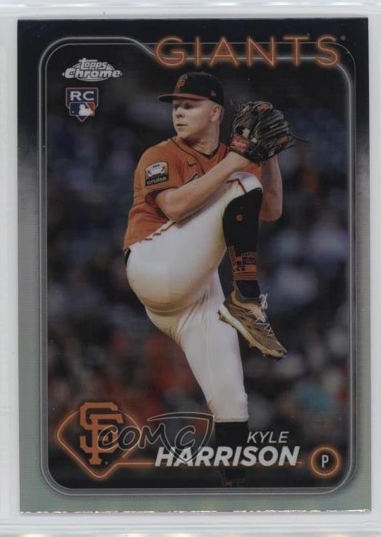 2024 Topps Chrome Refractor Kyle Harrison #191 uk2