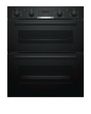 Bosch Series 4 NBS533BB0B Built-Under Electric Double Oven - Black  NBS533BB0B