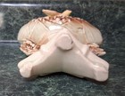 Vintage McCoy USA Pottery Wallpocket with Yellow Bird on a Bird Bath  1949 — photo 4