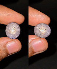 Natural Star Sapphire untreated loose gemstone 20.75 ct Cabochon Blue Oval