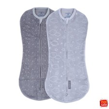 SwaddleMe Ingenuity Pod Swaddle Wrap, Clouds  Stars, Newborn 0-2M, 2pk