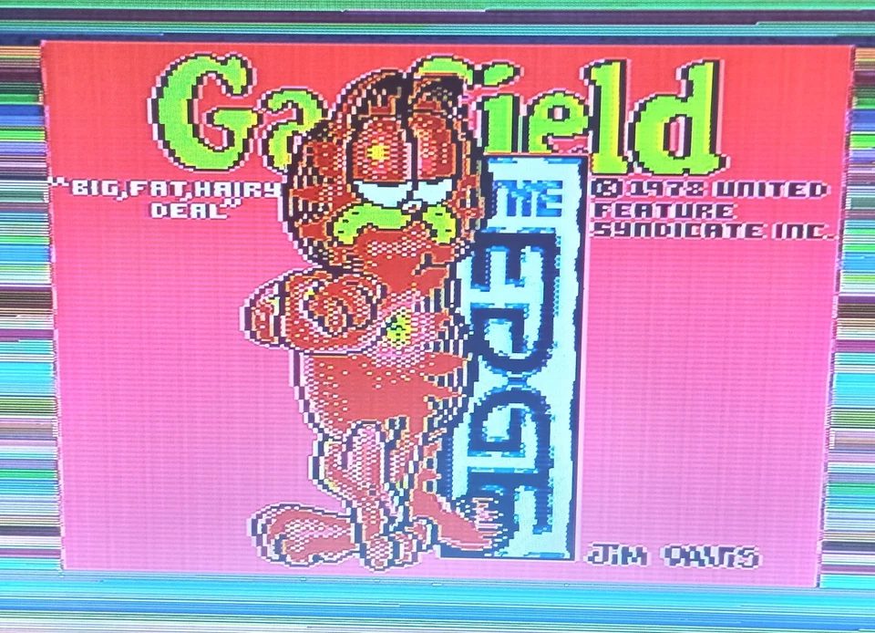 GARFIELD - RARE The Edge - Commodore 64 C64 C128 - TESTED See photos - Image 2 of 4
