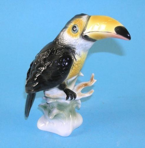 9942090 porcelain figure bird Tukan Wagner & Apel H22 cm-