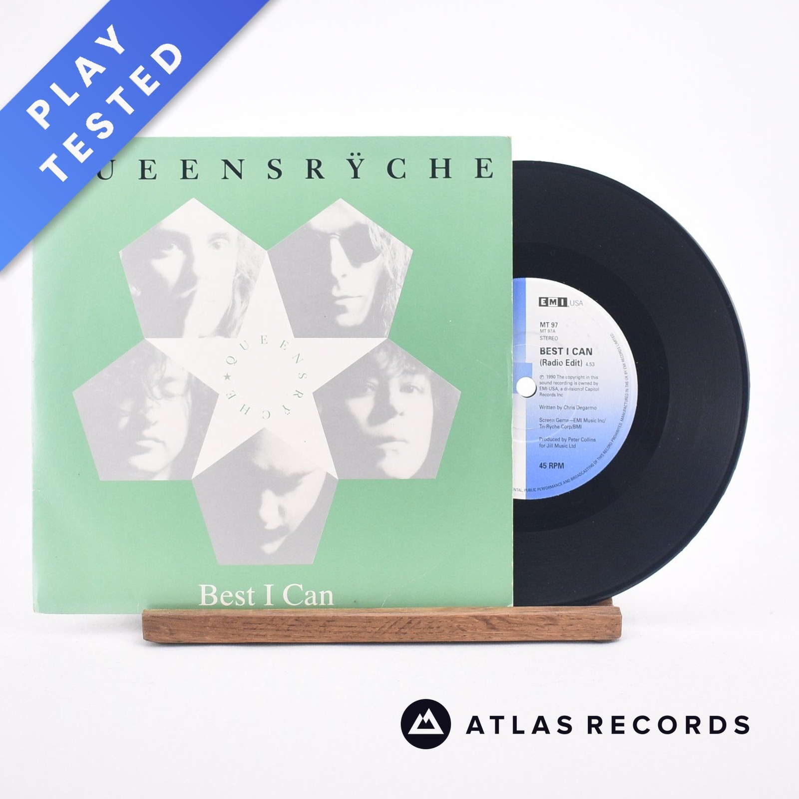 Queensrÿche - Best I Can - 7"" Vinyl Record - EX/EX
