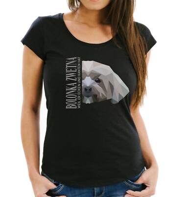Damen T-Shirt Polygon BOLONKA ZWETNA by Siviwonder Women Hund Hundemotiv