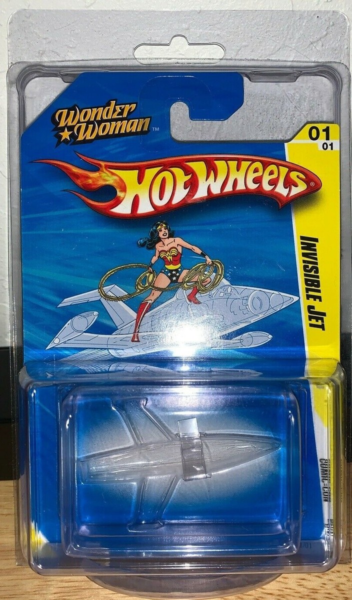 Hotwheels 1/64 🇨🇵 wonder woman invisible jet édition collector 2017 Sealed