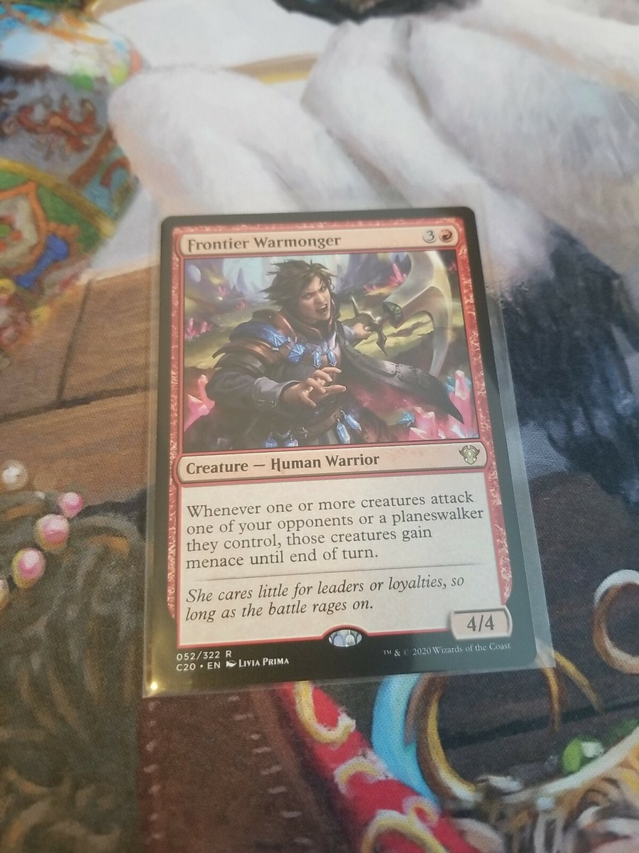 Frontier Warmonger MTG Commander NM Unplayed | eBay