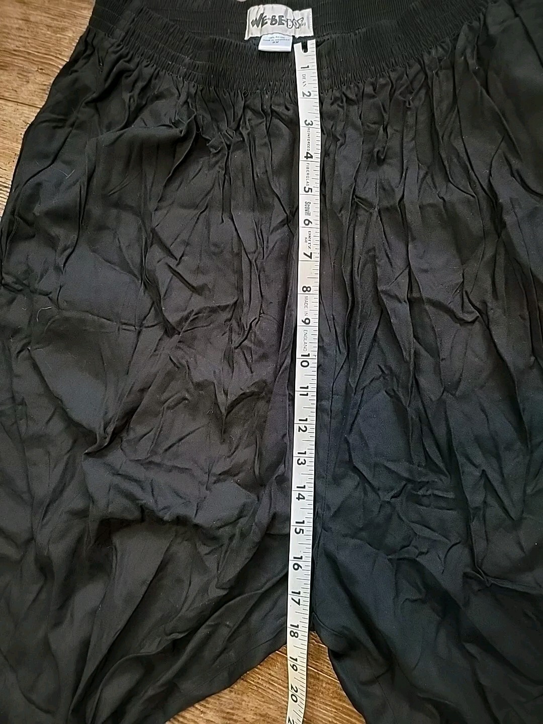 WeBeBop 2x Solid Black Rayon Plus Size Crinkle St… - image 8