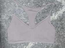 VS pink Base Racerback bralette NEW Large Taupe