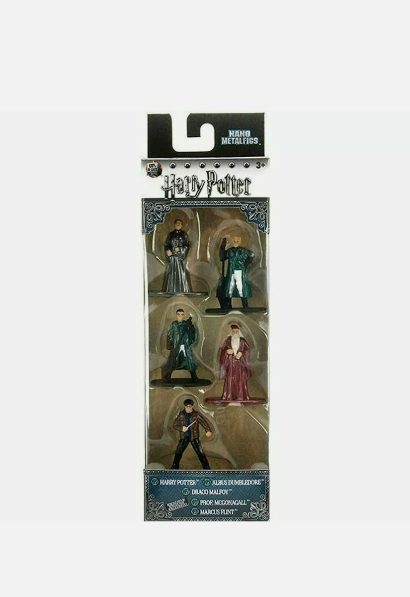 Lot Figurines Nano MetalFigs Harry Potter – Voldemort, Détraqueur, Drago, Rusard