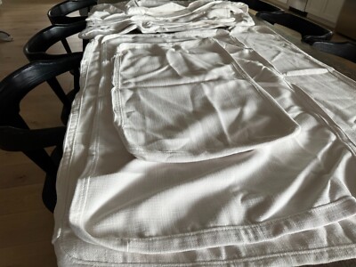 Housse De Chaise Restoration Hardware Cloud Track - Bras Droit, Lin Blanc Luxe, Neuf, Fabrication Mexique