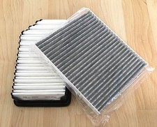 Engine & Carbon Cabin Air Filter For 2012-17 Accent Veloster Rio AF6200 C35865