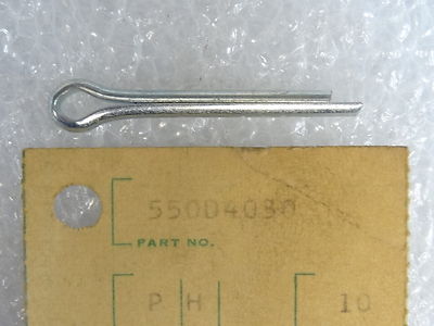 Kawasaki NOS NEW 550D4030 Cotter Pin 4x30 H1 W1 W2 KH KZ KEF KLF