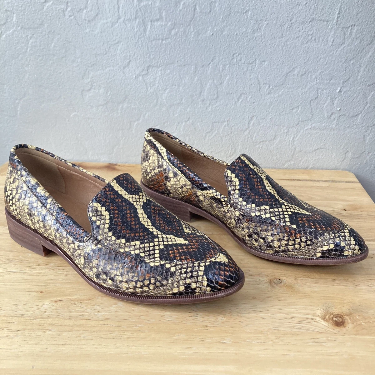 Madewell frances hotsell loafer snake