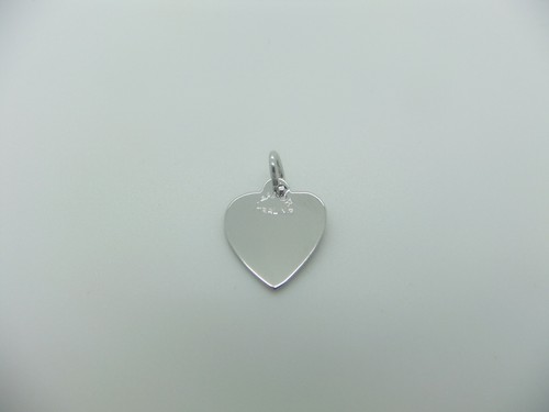 Colgante de corazón ""LOVE"" grabado en plata esterlina .925 - Imagen 3 de 3