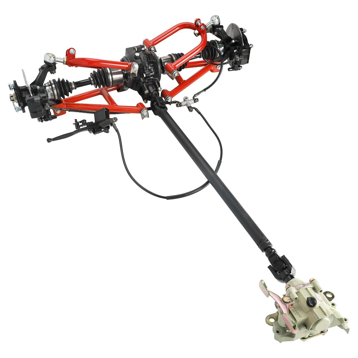 4WD Rear Drive Shaft CV Axle Shock SwingArm Brake Assembly ATV