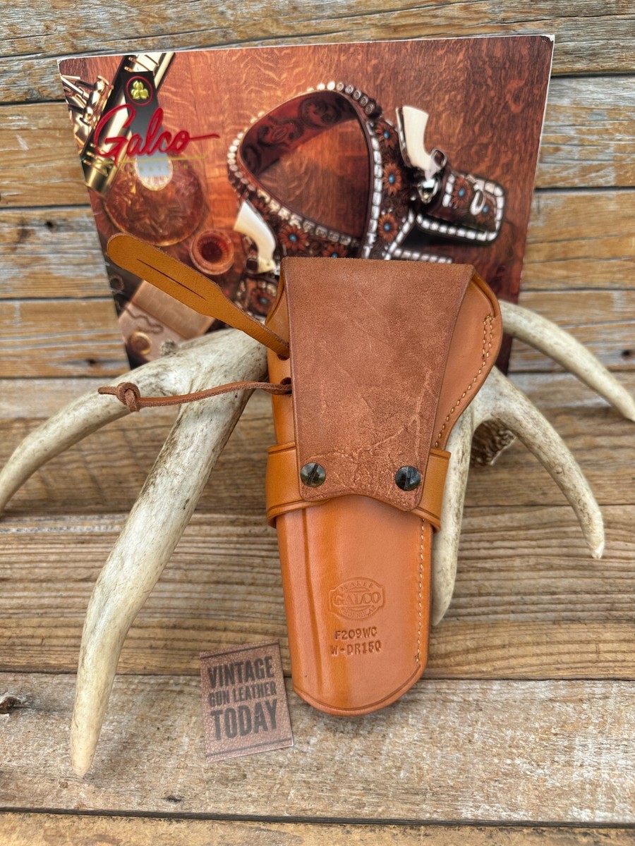 Galco Model 1880s Brown Leather Western Holster Right For Ruger