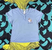 Vintage Y2K Scooby Doo Sleepwear Shirt Pajama 2001 Size Small