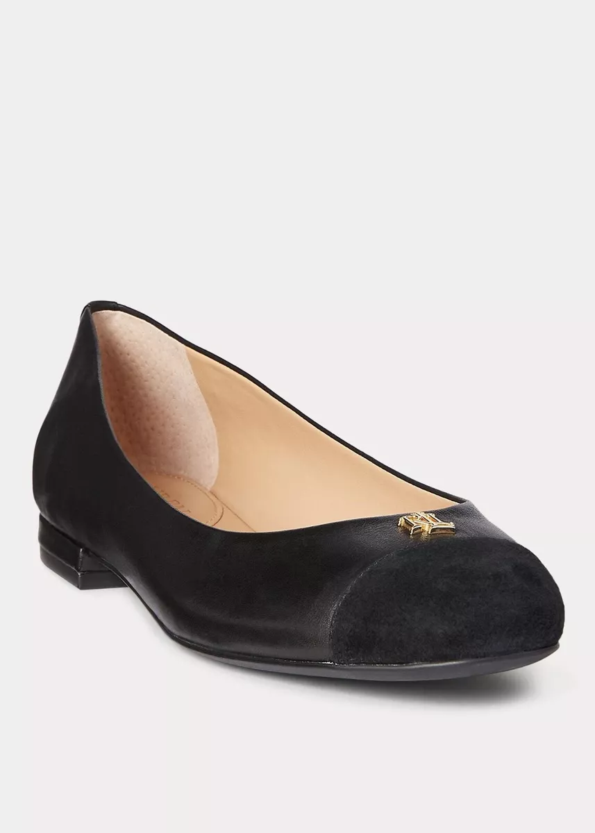 Ralph lauren shop black flats