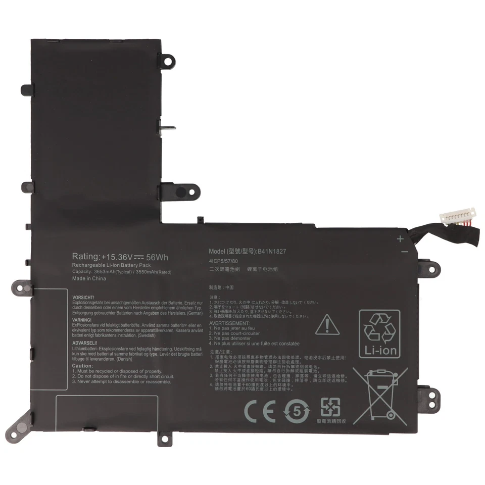 Akku passend für ASUS ZenBook Flip 15 UX562FA, Li-Polymer, 15,36V, 3650mAh, 56Wh