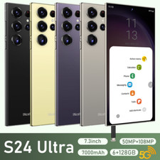 New S24 Ultra 5G Smartphone 7.3" Factory Unlocked Android Cellphones Dual SIM