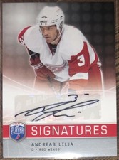 2008-09 UD BE A PLAYER SIGNATURES ANDREAS LILJA AUTO CARD