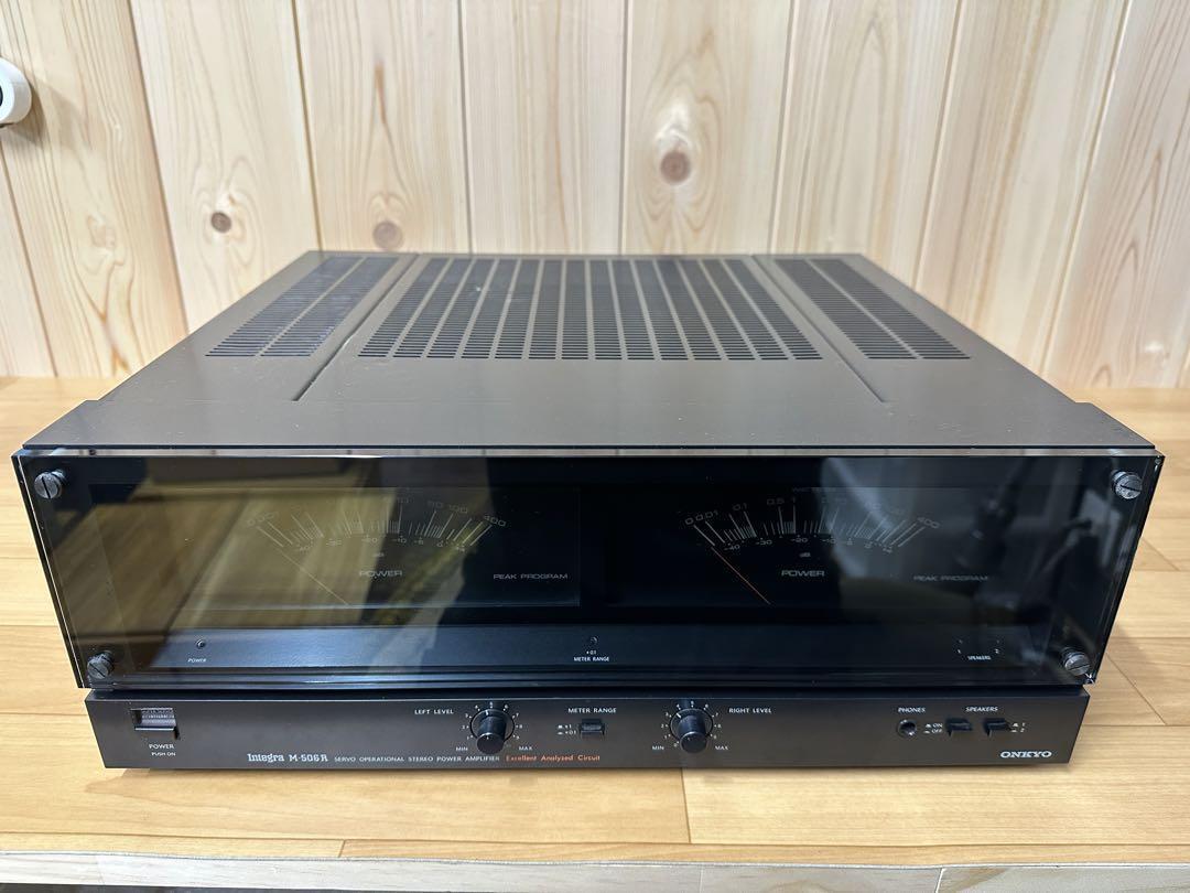 Onkyo Integra M-506R Stereo Power Amplifier Super Servo Color Black Beautiful Onkyo Integra M-506R Stereo Power Amplifier Super Servo Color Black Beautiful