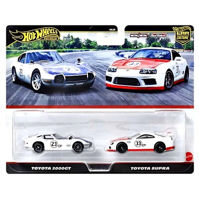 HOT WHEELS PREMIUM TOYOTA 2000GT + TOYOTA SUPRA TWIN PACK | eBay