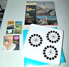 GAF Talking View-Master 3 Reel Scenic U.S.A. Complete w/ Booklet E.C.