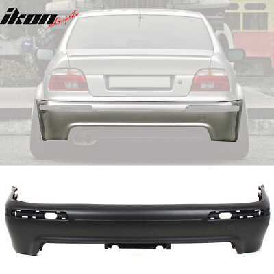 Fits 97-03 BMW E39 5-Series M5 Style Rear Bumper Cover W/Twin
