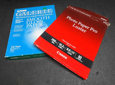 Ilford Galerie 8.5 x 11 Professional Inkjet Smooth Gloss Paper  Canon Luster