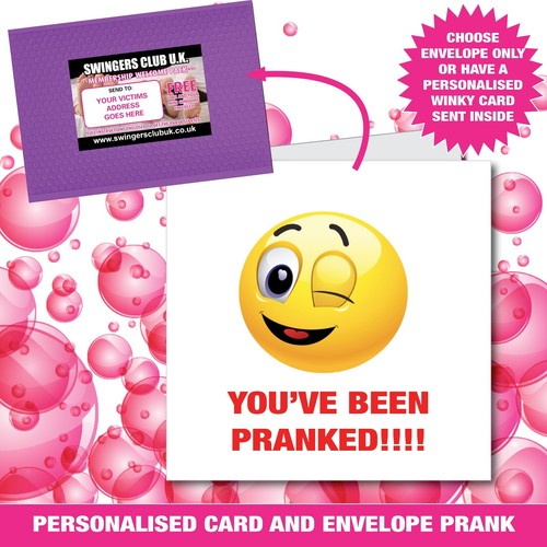Prank Mail SWINGERS CLUB 100% anonymous prank - Adult RUDE VALENTINE SEX 9 - Picture 6 of 7