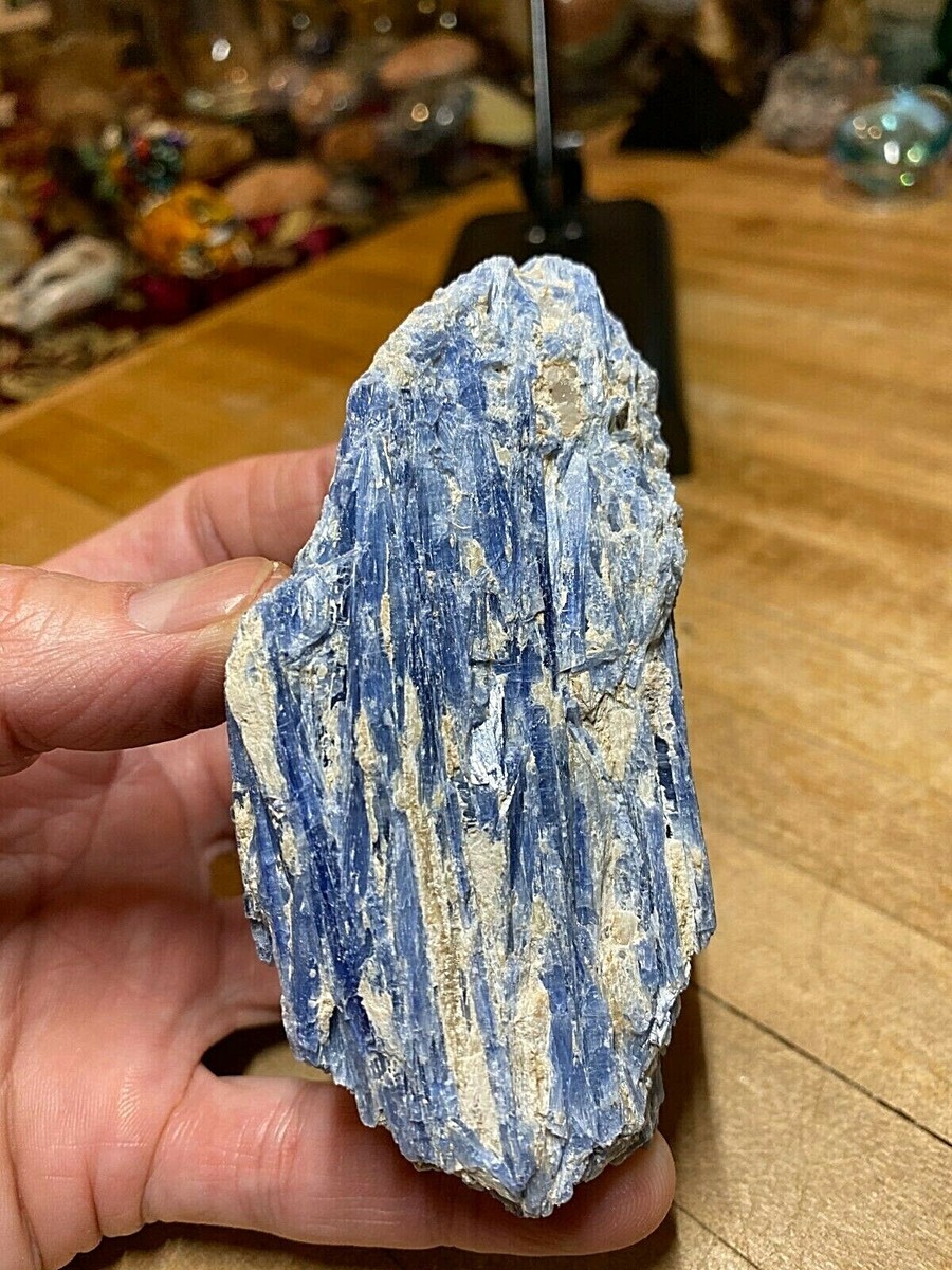 Crystal Stone Blue And Black Gemstone Grey Crystals Blue Grey