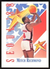 1992-93 SkyBox Seoul '88 Mitch Richmond #555 USA Basketball Team