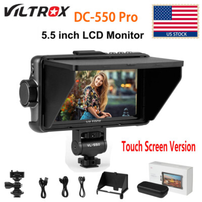 #ad US VILTROX DC 550 Pro 5.5quot; 3D LUT 4K HDMI Touch Screen Camera Director Monitor $169.00