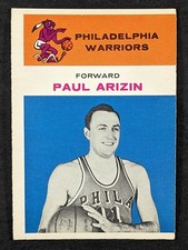 1961 Fleer Basketball #2 Paul Arizin Philadelphia Warriors