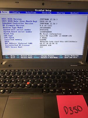 LENOVO THINKPAD E540 Laptop w/ Core i3-4000M 2.40 GHZ + 6GB LENOVO THINKPAD E540 Laptop w/ Core i3-4000M 2.40 GHZ + 6GB