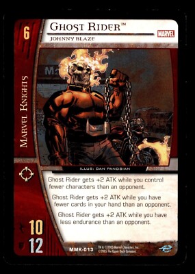 Ghost Rider - Johnny Blaze MMK-013 Marvel Knights VS System 2005 TCG CCG