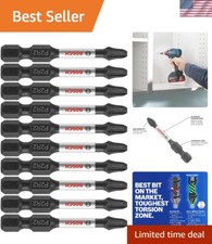 5-Pack 2 In. Phillips/Square Impact Tough Screwdriving Power Bits