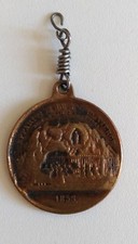 1858 Signed CAQU� Religious Medal 