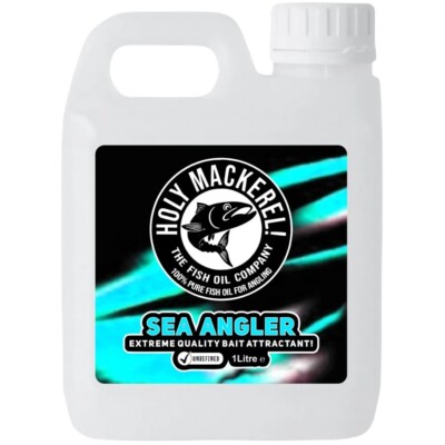 Holy Mackerel Sea Angler Oil Litre Fishing Attractant UK