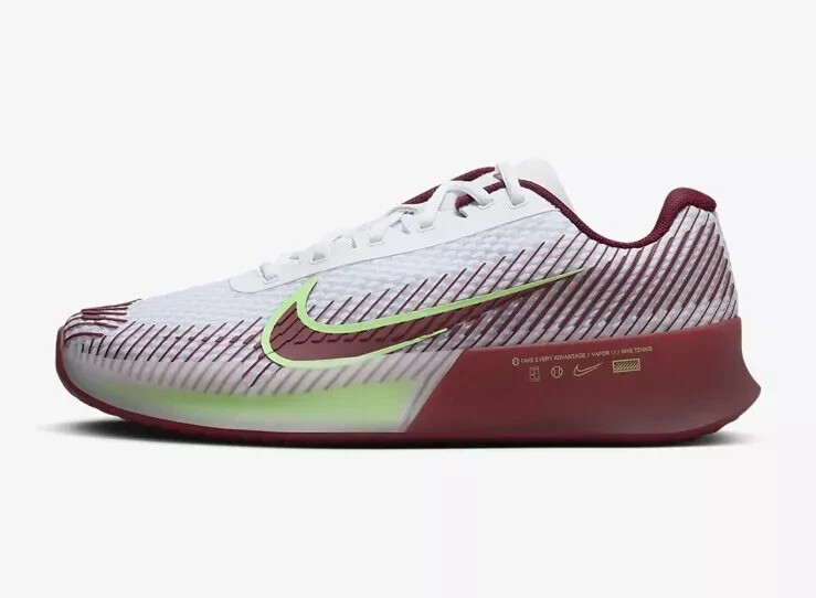 Теннисные туфли Nike Court Air Zoom Vapor 11 HC DR6966-104 мужские 14 долларов США НОВЫЕ 170 долларов США 20790₽