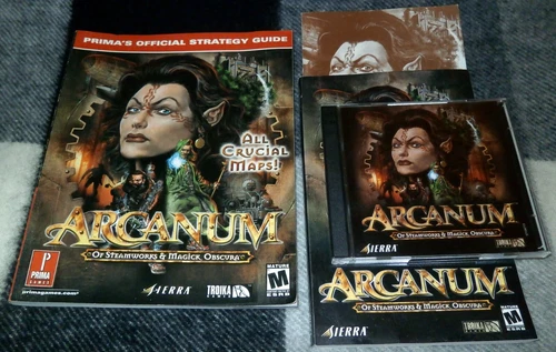 Arcanum Of Steamworks & Magick Obs. | PC Game w/ Manual & Prima Strategy Guide