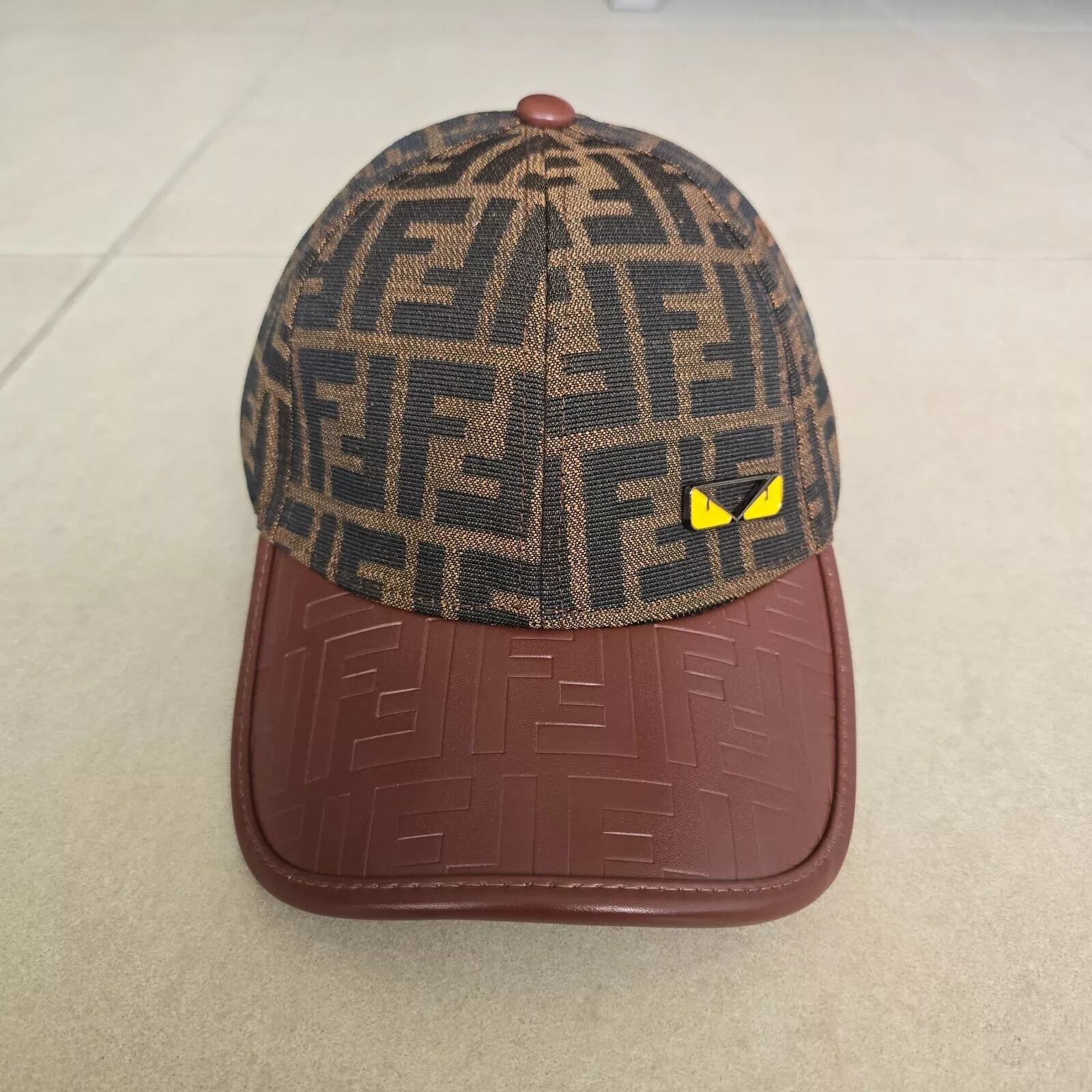 Fashion Designer Men Baseball Hat/Cap Brown