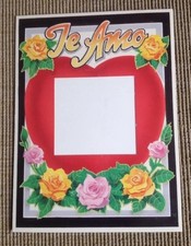 Te Amo Photo Insert Gift Card 6x8