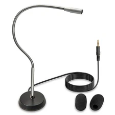 ECS GN-M 3.5 mm Adjustable Gooseneck Dictation Microphone - New