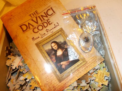 【davinci067】 The DaVinci Code Puzzle Mona Lisa Revealed 2006 750 Pieces Rose