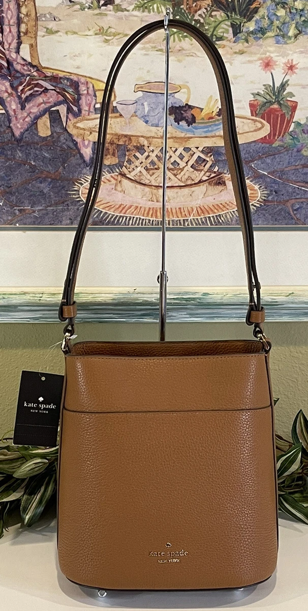 NWB Kate Spade Bailey Crossbody Brown Leather K4651 $299 MSRP Retail Gift  Bag | eBay