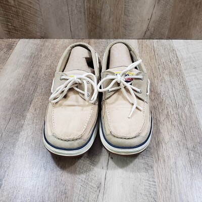 Sebago Docksides Size 8M Men's Tan Casual Boat Shoes Flats