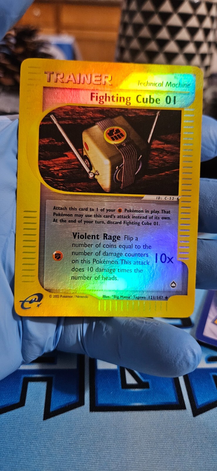 Pokémon TCG Fighting Cube 01 Aquapolis 121/147 Reverse Holo